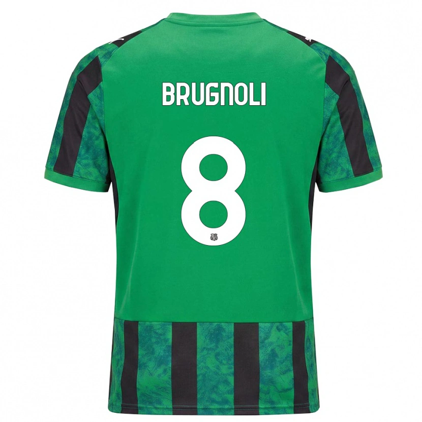 Danxen Dames Giuseppe Brugnoli #8 Groen Zwart Wit Thuisshirt Thuistenue 2026/27 T-Shirt