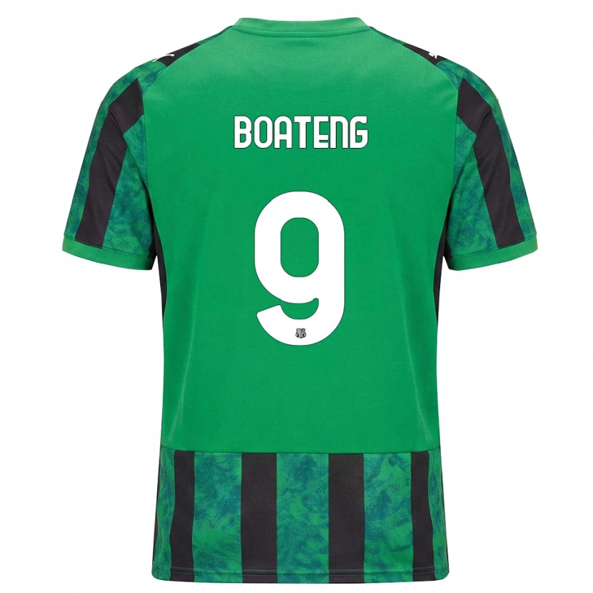 Danxen Dames Owen Boateng #9 Groen Zwart Wit Thuisshirt Thuistenue 2026/27 T-Shirt