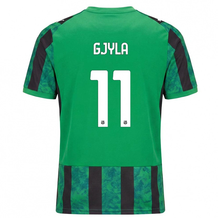 Danxen Dames Briajan Gjyla #11 Groen Zwart Wit Thuisshirt Thuistenue 2026/27 T-Shirt