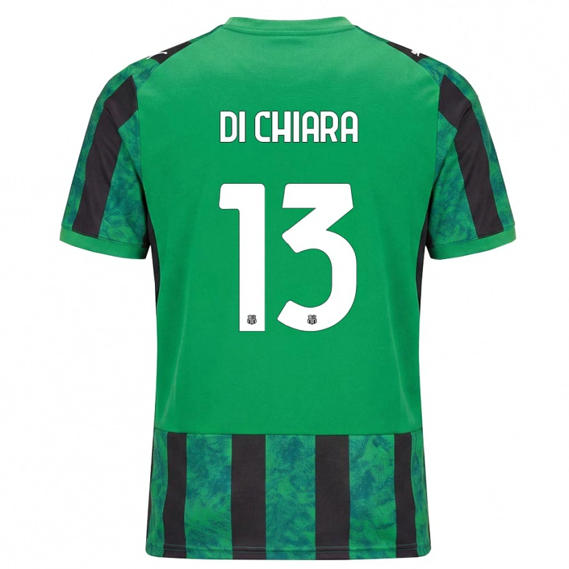 Danxen Dames Crescenzo Di Chiara #13 Groen Zwart Wit Thuisshirt Thuistenue 2026/27 T-Shirt