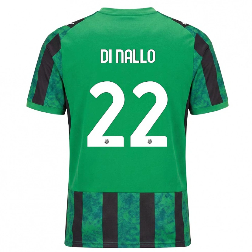 Danxen Dames Erica Di Nallo #22 Groen Zwart Wit Thuisshirt Thuistenue 2026/27 T-Shirt