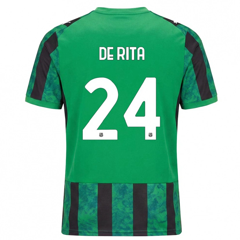Danxen Dames Aurora De Rita #24 Groen Zwart Wit Thuisshirt Thuistenue 2026/27 T-Shirt