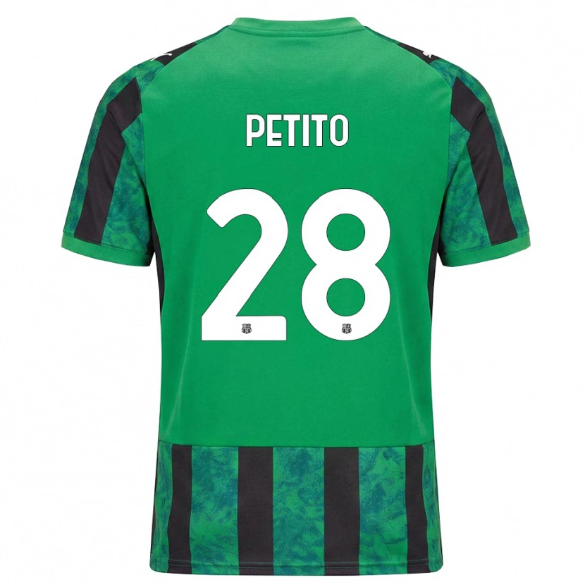 Danxen Dames Christian Petito #28 Groen Zwart Wit Thuisshirt Thuistenue 2026/27 T-Shirt