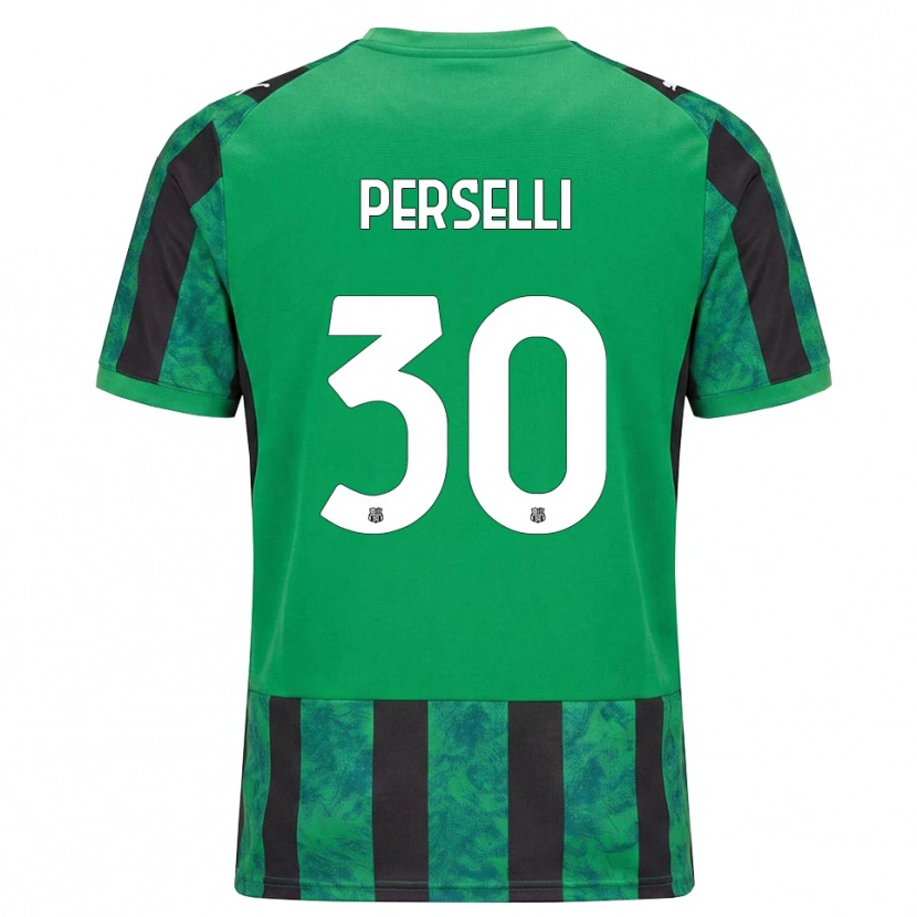 Danxen Dames Manuela Perselli #30 Groen Zwart Wit Thuisshirt Thuistenue 2026/27 T-Shirt