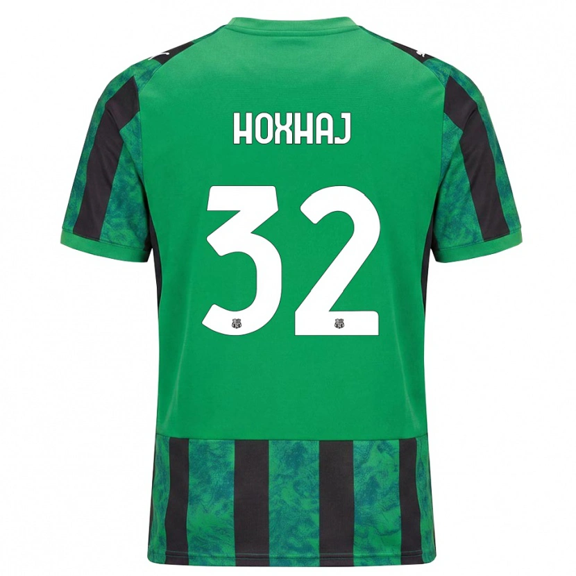 Danxen Dames Kristina Hoxhaj #32 Groen Zwart Wit Thuisshirt Thuistenue 2026/27 T-Shirt
