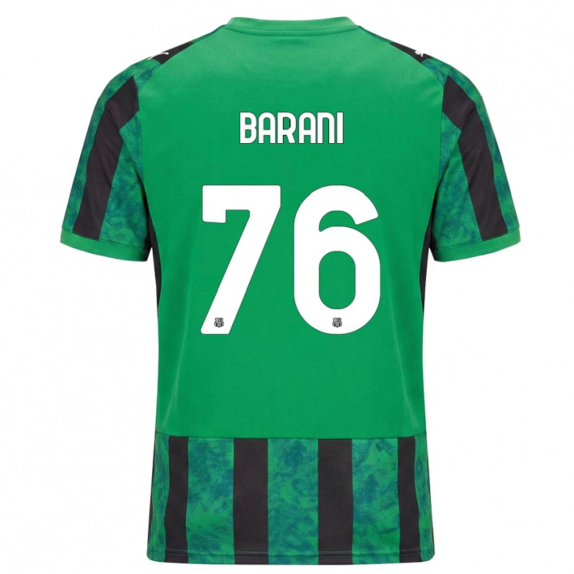 Danxen Dames Luca Barani #76 Groen Zwart Wit Thuisshirt Thuistenue 2026/27 T-Shirt