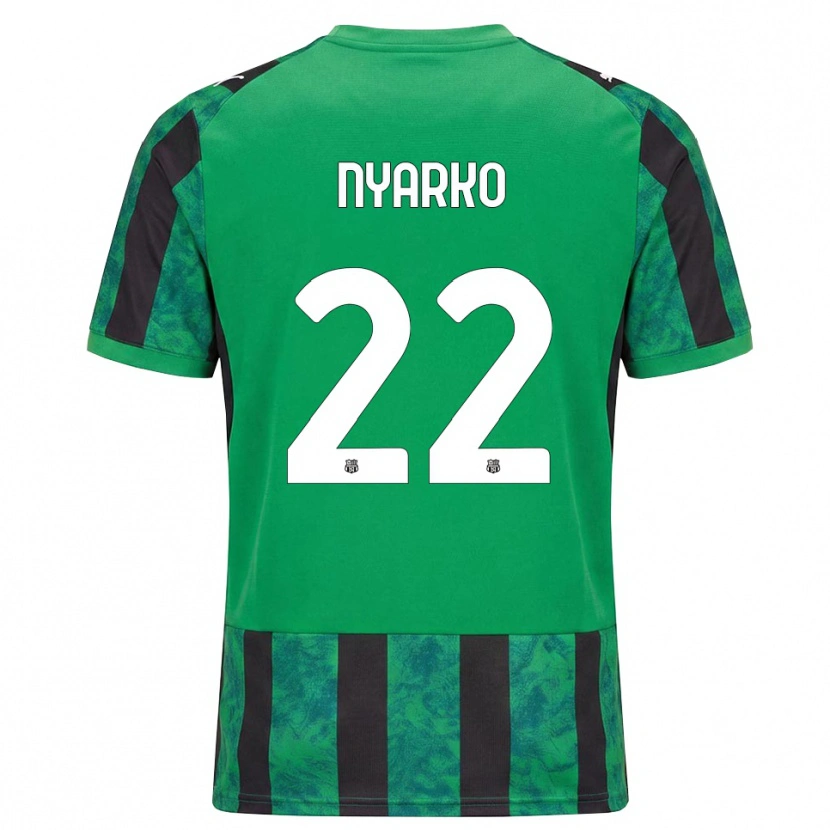 Danxen Dames Lorenzo Nyarko #22 Groen Zwart Wit Thuisshirt Thuistenue 2026/27 T-Shirt