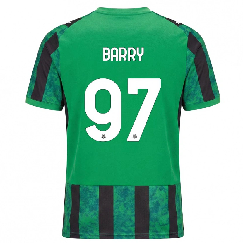 Danxen Dames Omar Barry #97 Groen Zwart Wit Thuisshirt Thuistenue 2026/27 T-Shirt