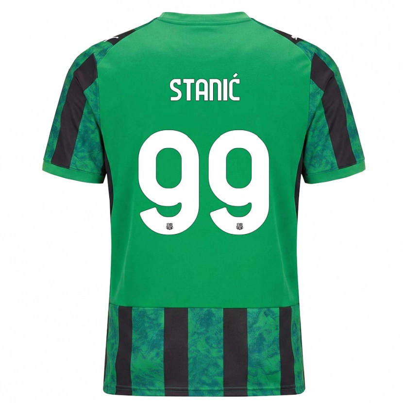 Danxen Dames Paulina Stanić #99 Groen Zwart Wit Thuisshirt Thuistenue 2026/27 T-Shirt
