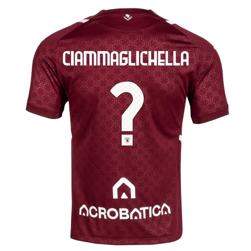 Danxen Dames Aaron Ciammaglichella #0 Bordeauxrood Wit Thuisshirt Thuistenue 2026/27 T-Shirt