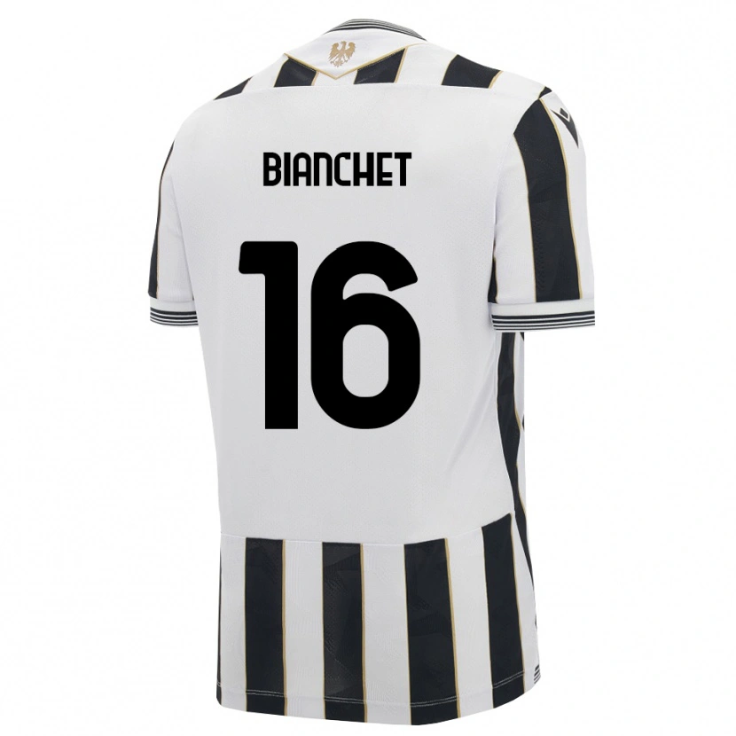 Danxen Dames Alessandro Bianchet #16 Zwart Wit Roze Thuisshirt Thuistenue 2026/27 T-Shirt