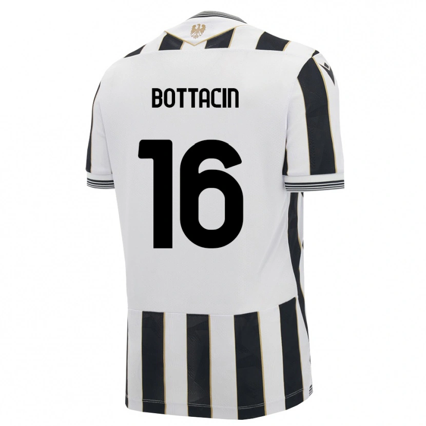 Danxen Dames Enrico Bottacin #16 Zwart Wit Roze Thuisshirt Thuistenue 2026/27 T-Shirt