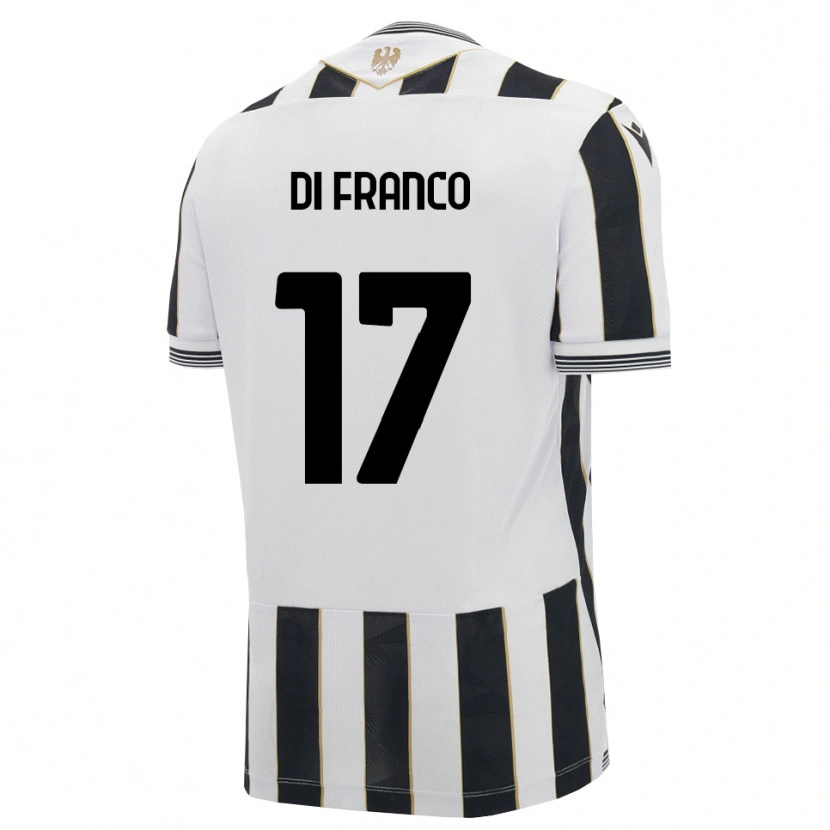 Danxen Dames Giovanni Di Franco #17 Zwart Wit Roze Thuisshirt Thuistenue 2026/27 T-Shirt