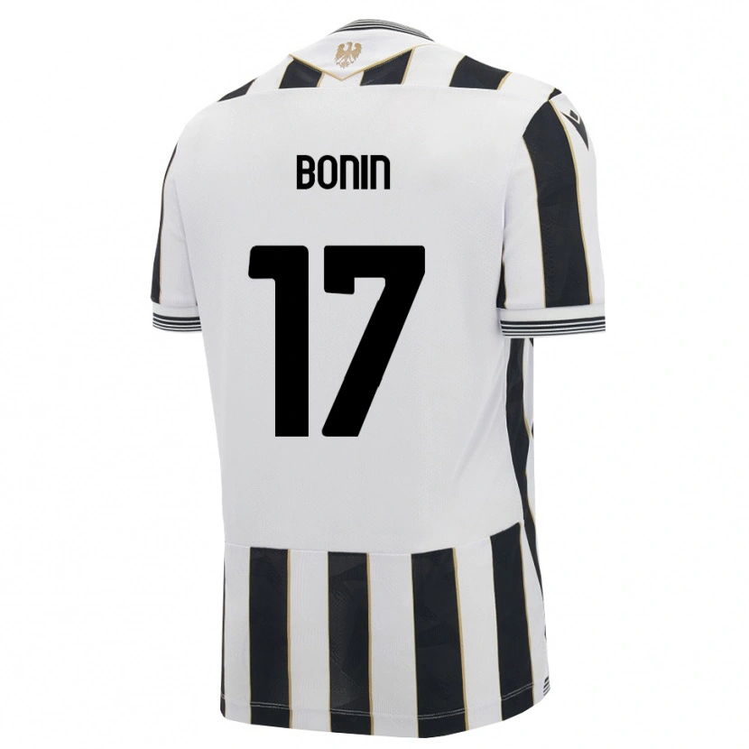 Danxen Dames Luca Bonin #17 Zwart Wit Roze Thuisshirt Thuistenue 2026/27 T-Shirt
