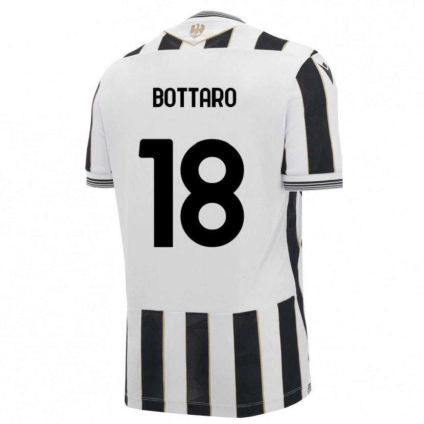 Danxen Dames Leonardo Bottaro #18 Zwart Wit Roze Thuisshirt Thuistenue 2026/27 T-Shirt