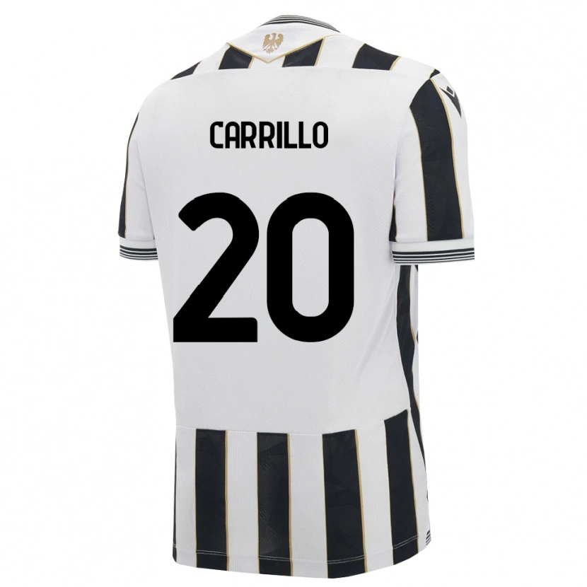 Danxen Dames Pietro Carrillo #20 Zwart Wit Roze Thuisshirt Thuistenue 2026/27 T-Shirt