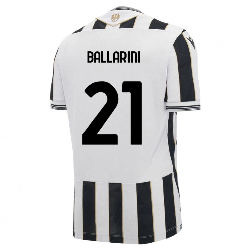 Danxen Dames Marco Ballarini #21 Zwart Wit Roze Thuisshirt Thuistenue 2026/27 T-Shirt