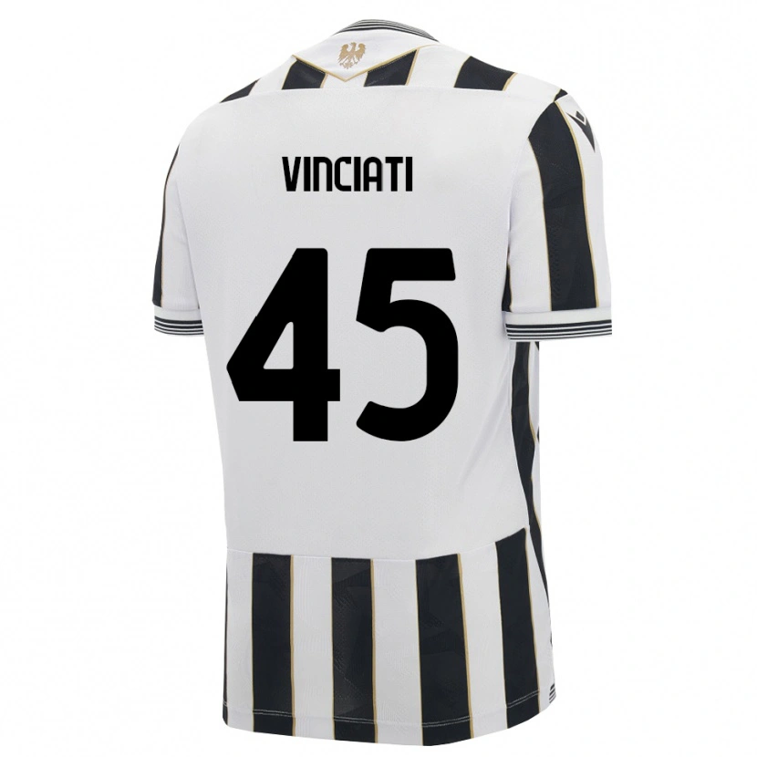 Danxen Dames Giulio Vinciati #45 Zwart Wit Roze Thuisshirt Thuistenue 2026/27 T-Shirt