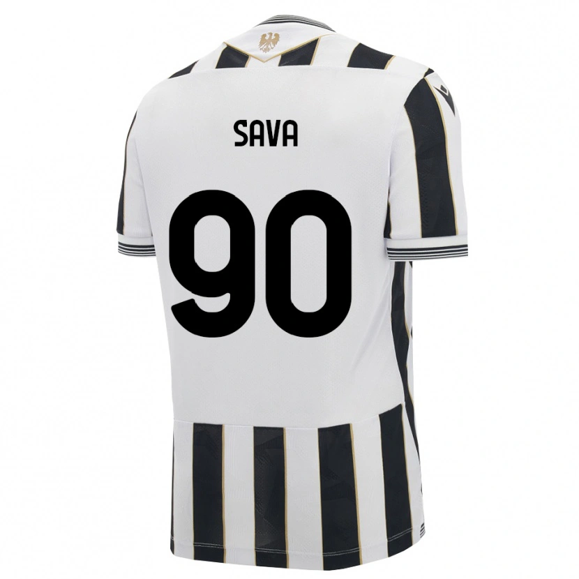 Danxen Dames Răzvan Sava #90 Zwart Wit Roze Thuisshirt Thuistenue 2026/27 T-Shirt