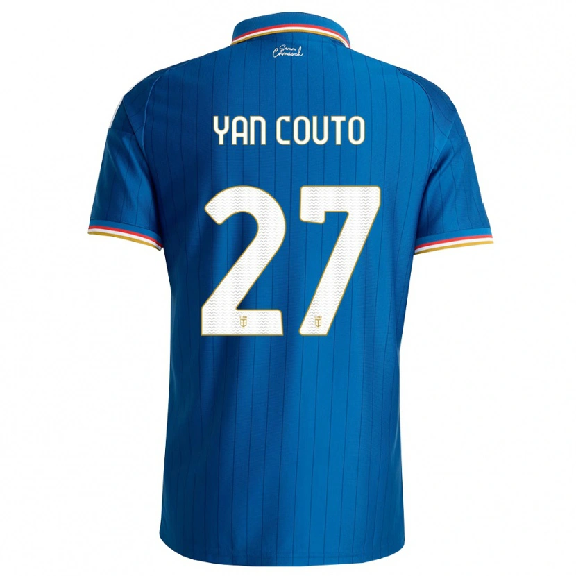 Danxen Dames Yan Couto #27 Blauw Wit Rood Thuisshirt Thuistenue 2026/27 T-Shirt