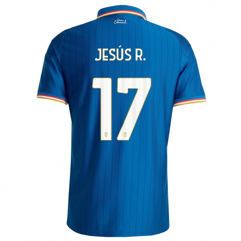 Danxen Dames Jesús Rodríguez #17 Blauw Wit Rood Thuisshirt Thuistenue 2026/27 T-Shirt