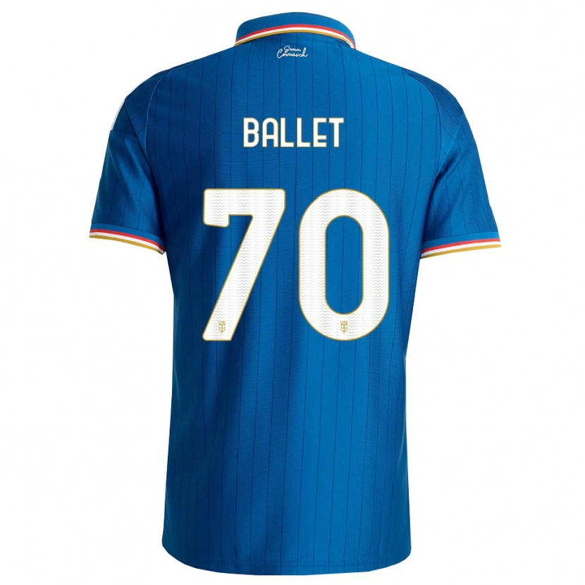 Danxen Dames Samuel Ballet #70 Blauw Wit Rood Thuisshirt Thuistenue 2026/27 T-Shirt