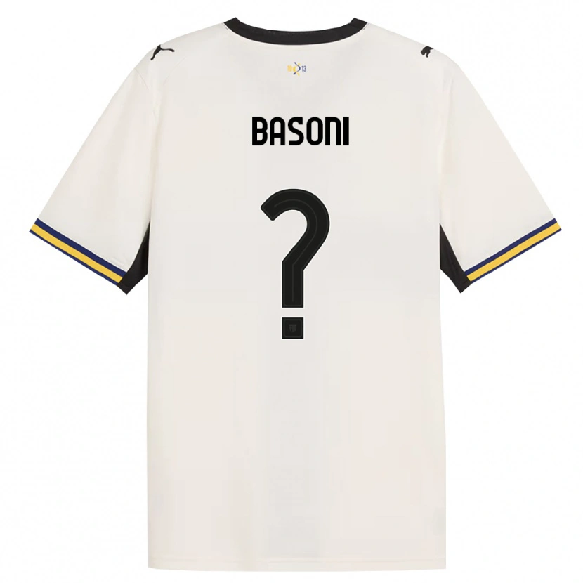 Danxen Dames Tommaso Basoni #0 Off-White Zwart Geel Thuisshirt Thuistenue 2026/27 T-Shirt