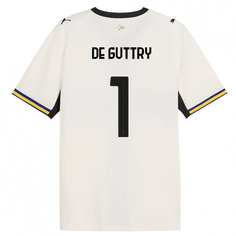 Danxen Dames Elia De Guttry #1 Off-White Zwart Geel Thuisshirt Thuistenue 2026/27 T-Shirt