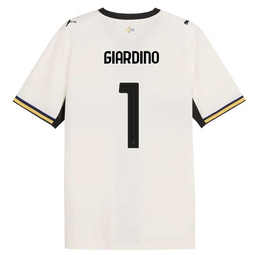 Danxen Dames Andrea Giardino #1 Off-White Zwart Geel Thuisshirt Thuistenue 2026/27 T-Shirt