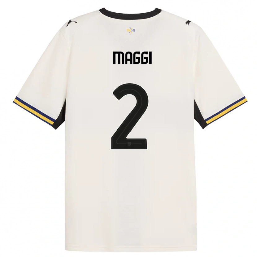 Danxen Dames Jacopo Maggi #2 Off-White Zwart Geel Thuisshirt Thuistenue 2026/27 T-Shirt