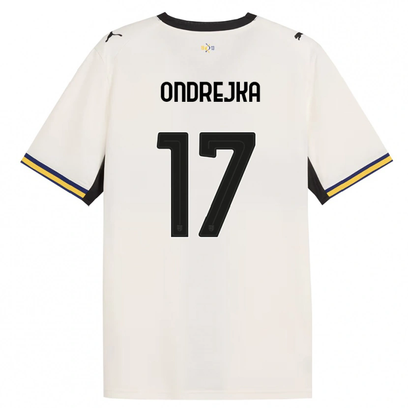 Danxen Dames Jacob Ondrejka #17 Off-White Zwart Geel Thuisshirt Thuistenue 2026/27 T-Shirt