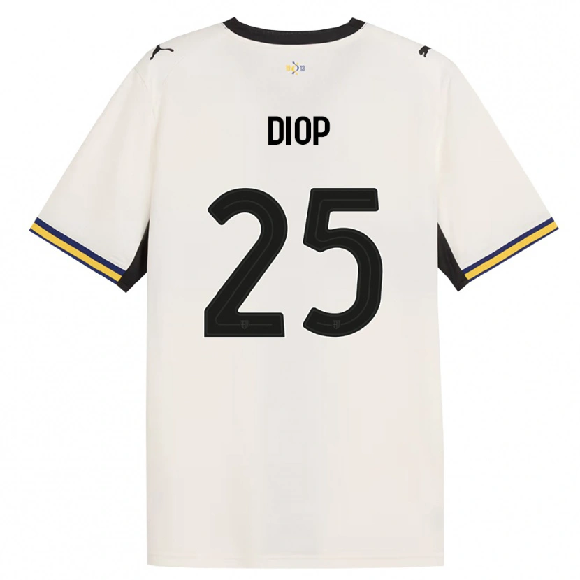 Danxen Dames Doro Diop #25 Off-White Zwart Geel Thuisshirt Thuistenue 2026/27 T-Shirt