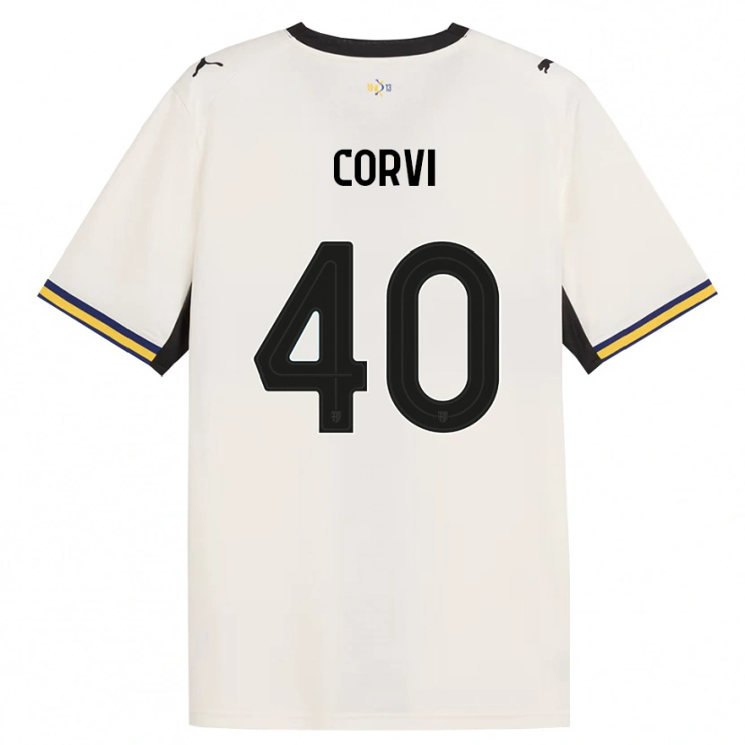 Danxen Dames Edoardo Corvi #40 Off-White Zwart Geel Thuisshirt Thuistenue 2026/27 T-Shirt