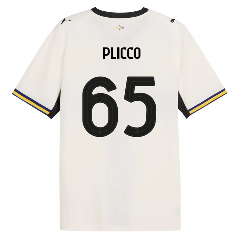 Danxen Dames Elia Plicco #65 Off-White Zwart Geel Thuisshirt Thuistenue 2026/27 T-Shirt