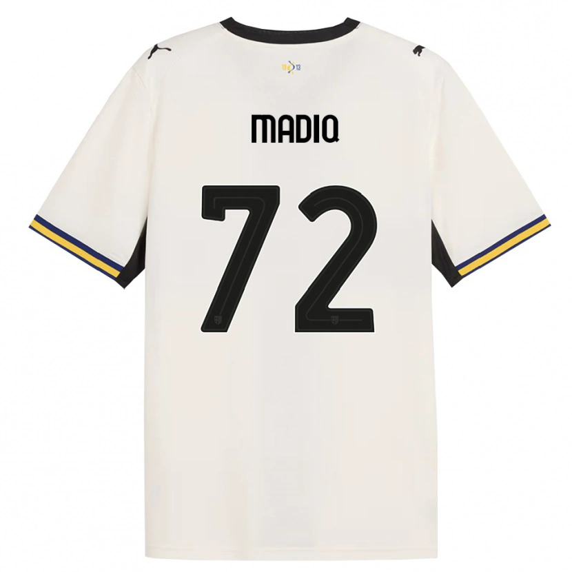 Danxen Dames Abdelaziz Madiq #72 Off-White Zwart Geel Thuisshirt Thuistenue 2026/27 T-Shirt