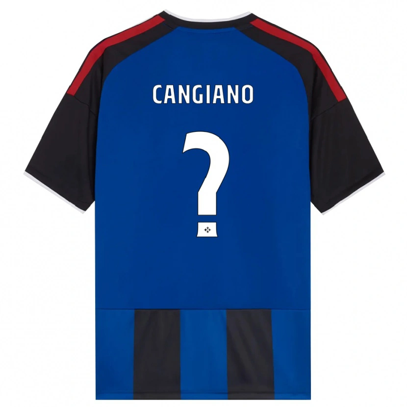 Danxen Dames Cristian Cangiano #0 Zwart Rood Wit Blauw Thuisshirt Thuistenue 2026/27 T-Shirt
