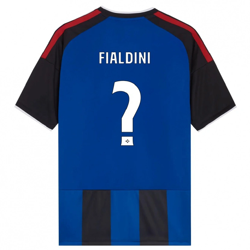 Danxen Dames Filippo Fialdini #0 Zwart Rood Wit Blauw Thuisshirt Thuistenue 2026/27 T-Shirt