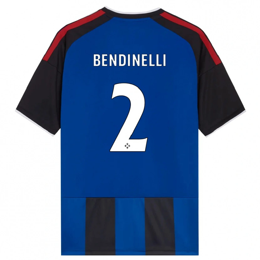 Danxen Dames Louis Bendinelli #2 Zwart Rood Wit Blauw Thuisshirt Thuistenue 2026/27 T-Shirt