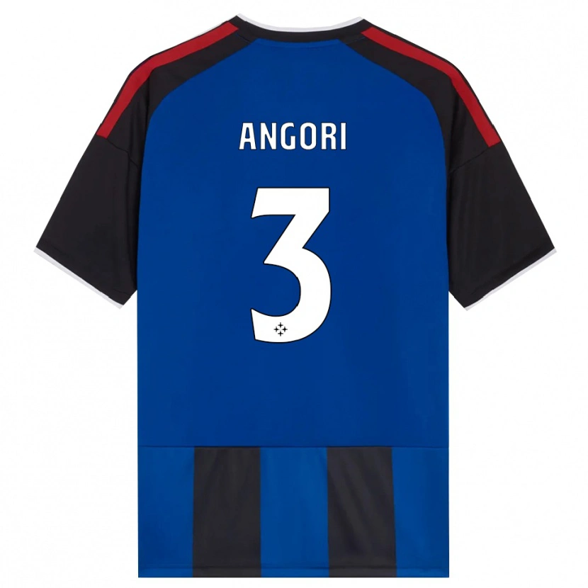 Danxen Dames Samuele Angori #3 Zwart Rood Wit Blauw Thuisshirt Thuistenue 2026/27 T-Shirt
