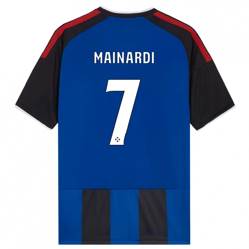 Danxen Dames Gianmarco Mainardi #7 Zwart Rood Wit Blauw Thuisshirt Thuistenue 2026/27 T-Shirt