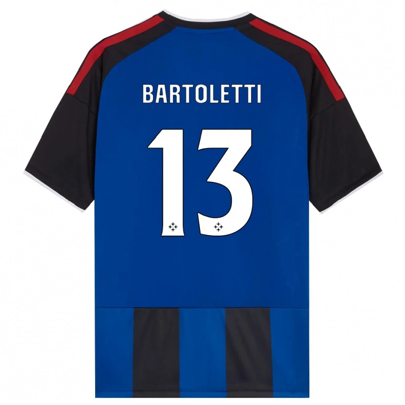Danxen Dames Diego Bartoletti #13 Zwart Rood Wit Blauw Thuisshirt Thuistenue 2026/27 T-Shirt