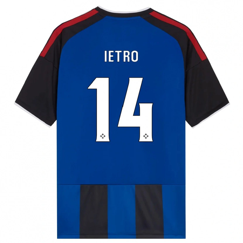 Danxen Dames Alessandro Ietro #14 Zwart Rood Wit Blauw Thuisshirt Thuistenue 2026/27 T-Shirt