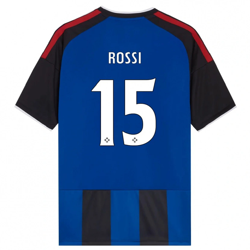 Danxen Dames Jacopo Rossi #15 Zwart Rood Wit Blauw Thuisshirt Thuistenue 2026/27 T-Shirt