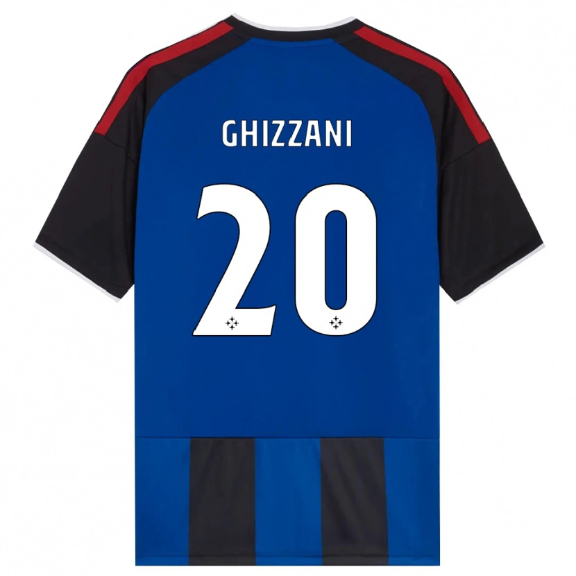 Danxen Dames Lapo Ghizzani #20 Zwart Rood Wit Blauw Thuisshirt Thuistenue 2026/27 T-Shirt