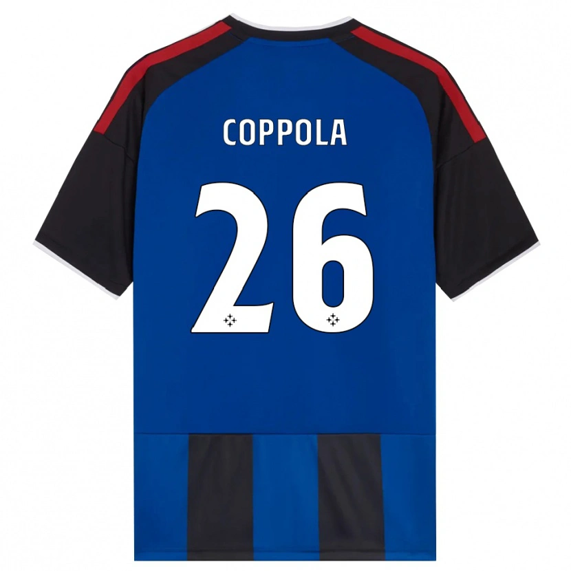 Danxen Dames Francesco Coppola #26 Zwart Rood Wit Blauw Thuisshirt Thuistenue 2026/27 T-Shirt