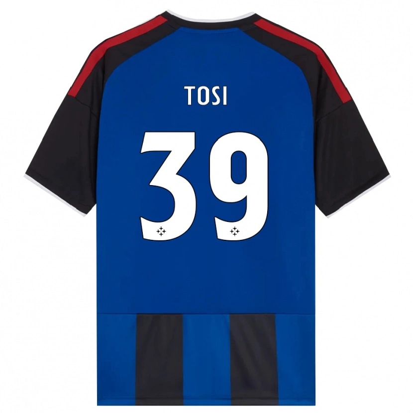 Danxen Dames Lorenzo Tosi #39 Zwart Rood Wit Blauw Thuisshirt Thuistenue 2026/27 T-Shirt
