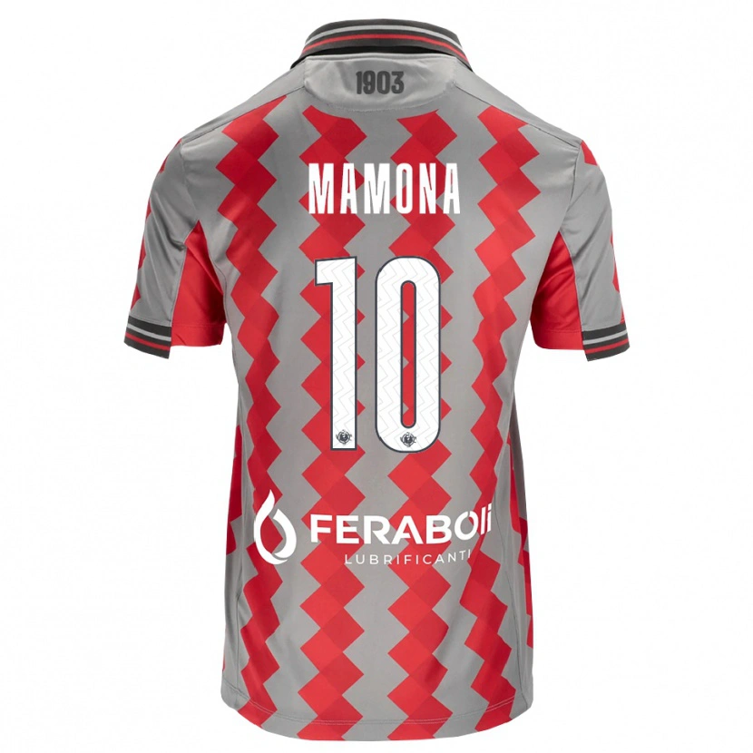 Danxen Dames Blue Mamona #10 Grijs Rood Wit Thuisshirt Thuistenue 2026/27 T-Shirt