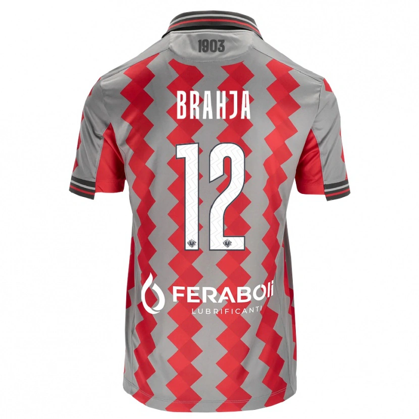 Danxen Dames Thomas Brahja #12 Grijs Rood Wit Thuisshirt Thuistenue 2026/27 T-Shirt
