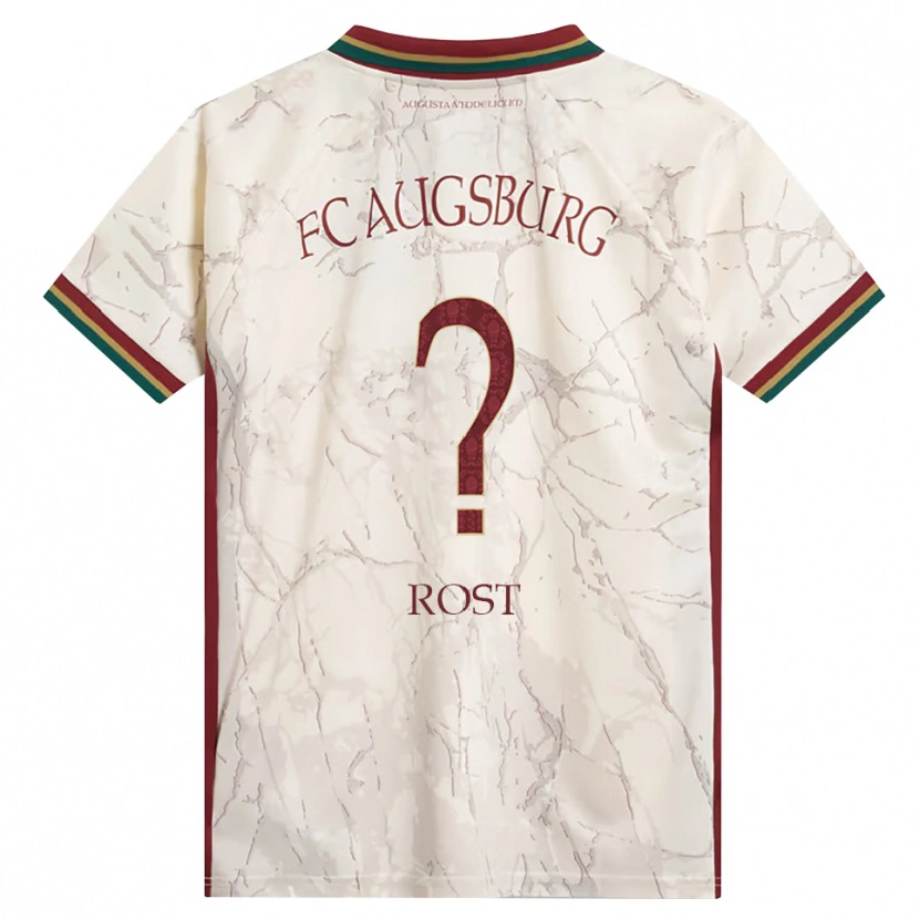 Danxen Dames Franziska Rost #0 Groen Rijst Wit Bordeauxrood Thuisshirt Thuistenue 2026/27 T-Shirt