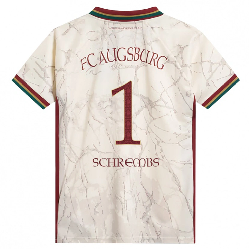 Danxen Dames Luis Schrembs #1 Groen Rijst Wit Bordeauxrood Thuisshirt Thuistenue 2026/27 T-Shirt